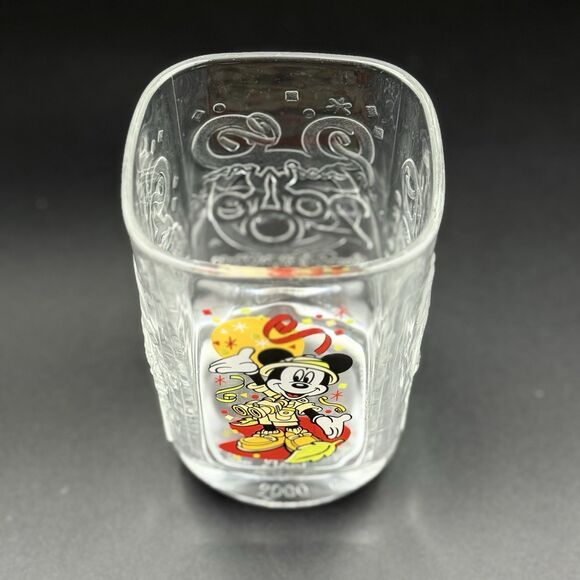 Vtg McDonald’s AK Disney World 2000 “Millennium Celebration” Mickey Mouse Glass - Picture 2 of 7